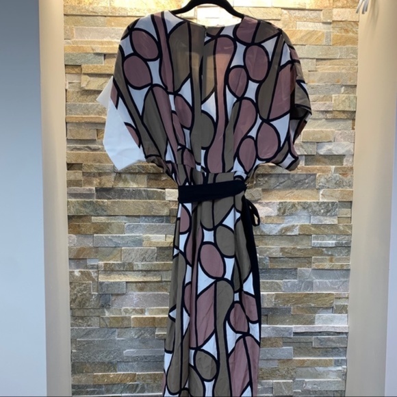 DVF Diane von Furstenberg Foye Belted Jumpsuit - Picture 6 of 11